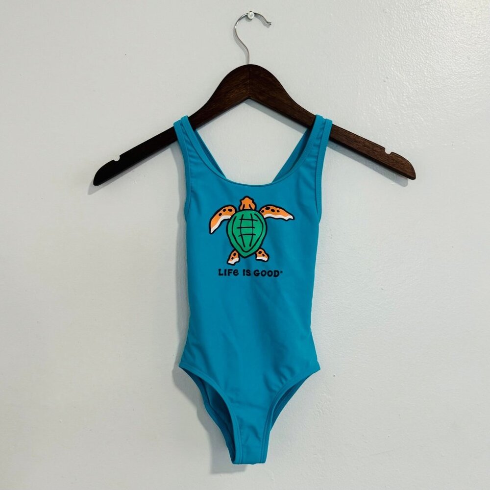 Life is Good Blue Turtle Swimsuit